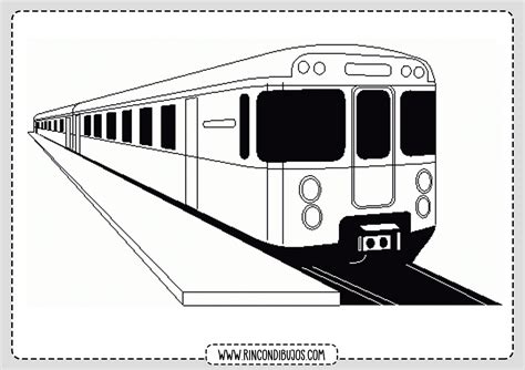 Dibujos De Trenes Moderno Colorear Rincon Dibujos