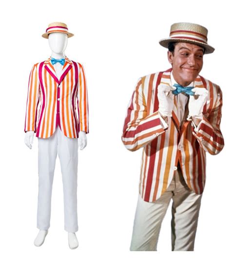 Dick Van Dyke Mary Poppins And Bert 1964 Flim Herbert Alfred Cosplay Costume