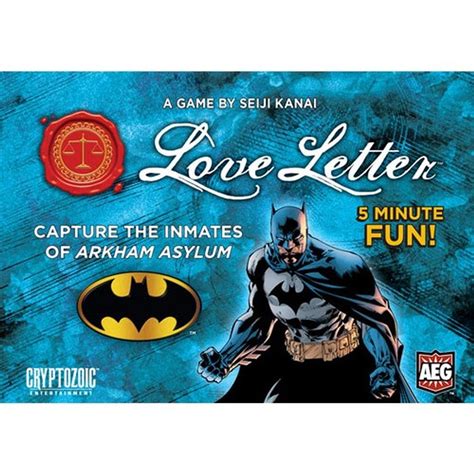 Desková Hra Love Letter Batman Capture The Inmates Of Arkham Asylum