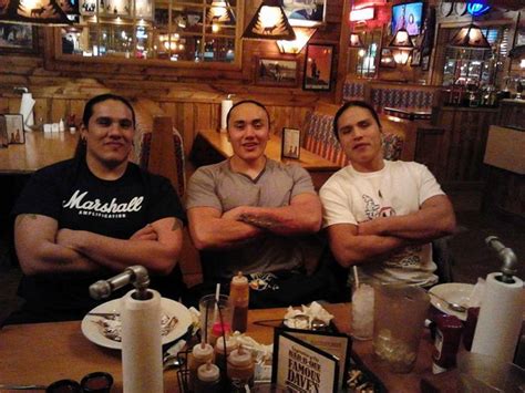 Juwan Lakota With His Two Big Brothers — With Akisa Milk And Letayo