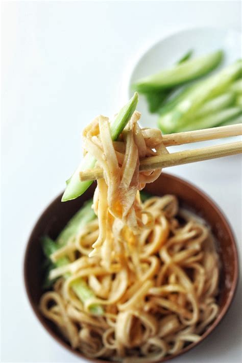 This recipe is a great way to put together a fast snack, side, or enjoy them as a meal. Asian Cold Noodle Salad with Peanut Butter Sesame Dressing ...