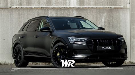 Wraptor Brand New Audi E Tron Got Fully Customized And Blacked Out