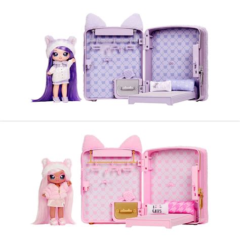 Na Na Na Surprise 3 In 1 Backpack Bedroom Fashion Doll Playset Assorted Big W