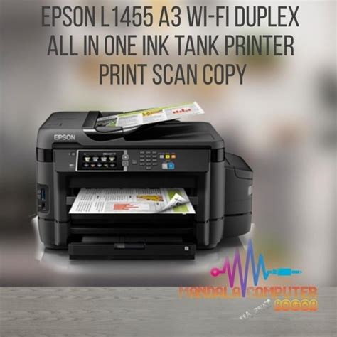 Jual Promo Epson L1455 A3 Wi Fi Duplex Aio Ink Tank Printer Print Scan Copy Shopee Indonesia