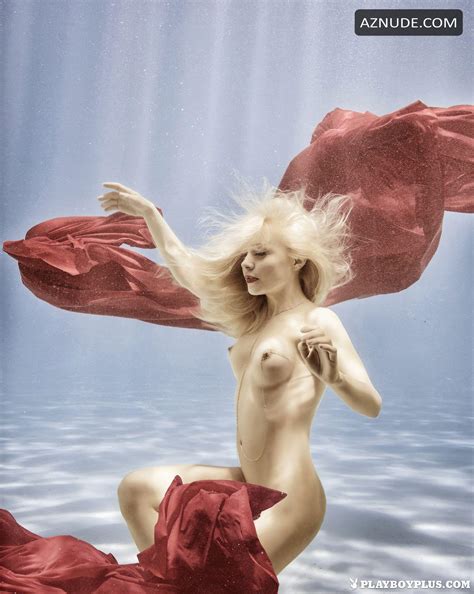 Amber Karis Bassick Sexy Poses Naked Alongside Pool For Playboy Plus