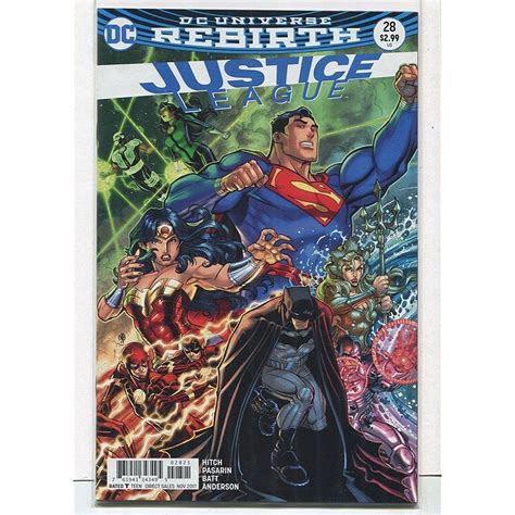 Justice League 28 Nm Rebirth Dc Comics Lg2 Comic Poster Charlton