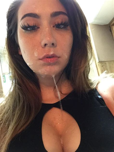 Mirandamew Cum Slut Cumslut Face Slutty Facial Messed Up