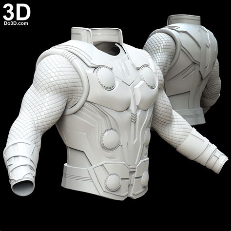 3d Printable Model Thor Vest Armor Arm Gauntlet From Avengers