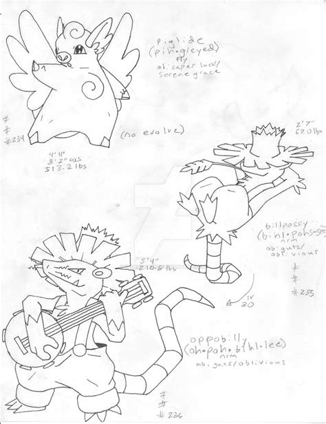 this isn t stereotypical at all fakemon lineart by legendguard on deviantart