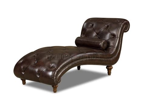 Photo Gallery Of Brown Leather Chaise Lounges Showing 2 Of 15 Photos