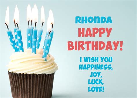 Happy Birthday Rhonda Pictures Congratulations