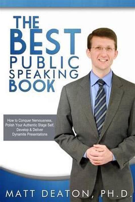 The Best Public Speaking Book 9780989254205 Matt Deaton Boeken