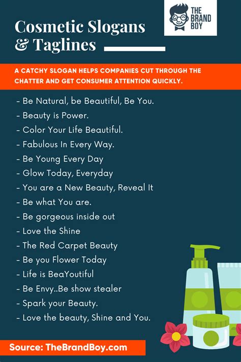 600 Cool Beauty Cosmetic Slogans And Taglines Business Slogans Beauty Slogans Shop Name Ideas