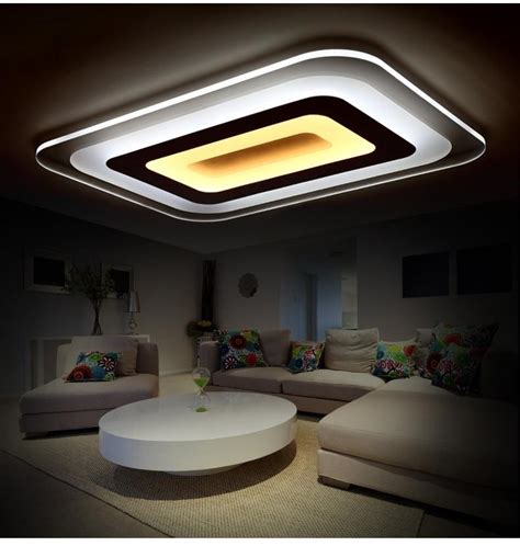 Gentle and modern artistic design. Modern Led Ceiling Lights For Indoor Lighting Plafon Led ...