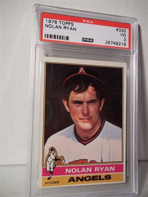 Maybe you would like to learn more about one of these? 1976 Topps Nolan Ryan PSA VG 3 Baseball Card #330 MLB ...