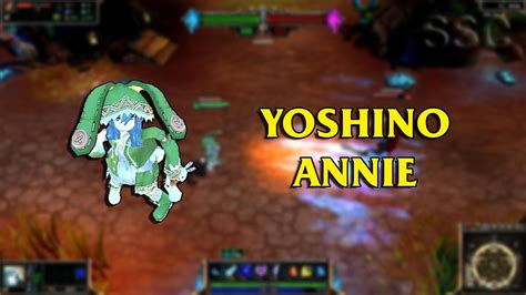 Yoshino Annie LoL Custom Skin ShowCase Lol Custom Yoshino