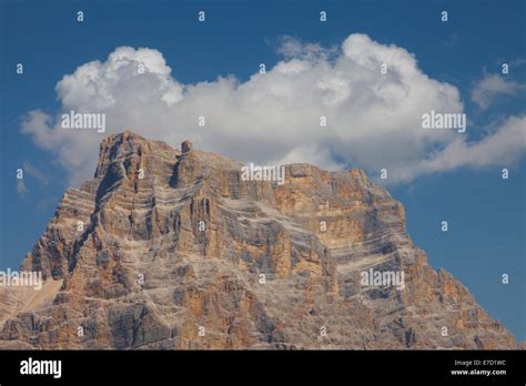 Summer View Of The Majestic Mount Pelmo Dolomites Is A Unesco World