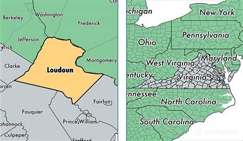 Loudoun County Virginia Map Of Loudoun County Va Where Is Loudoun