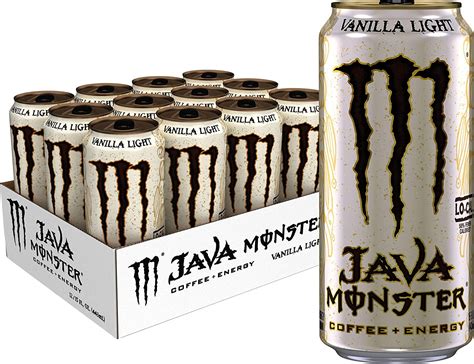 Monster Energy Java Monster Vanilla Light Coffee Energy Drink 15