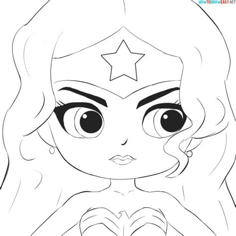 Easy Wonder Woman Drawing Ideas How To Draw