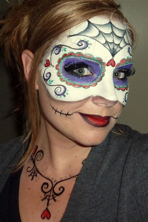 Image Detail For Sugar Skull Mask Sugar Skull Makeup Face Painting