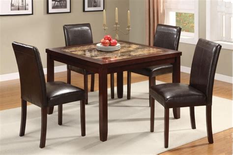 Granite Dining Table Set Flooding The Dining Room With Elegance Homesfeed