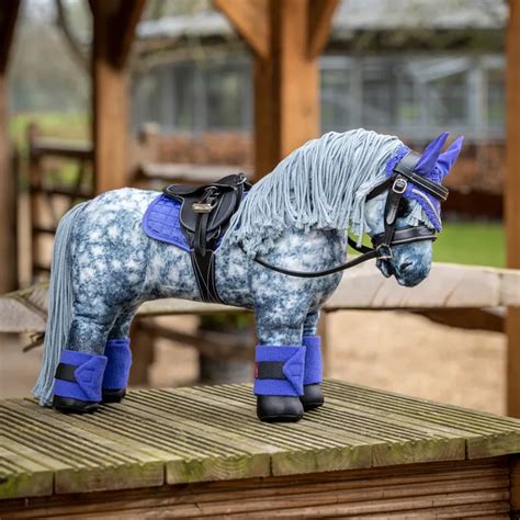 Lemieux Mini Toy Pony Loire Saddlecloth Bluebell