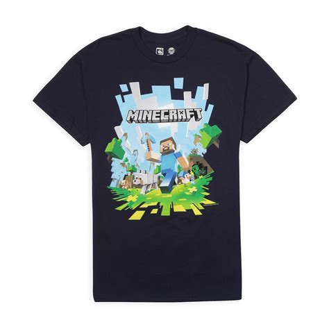 Minecraft Young Mens Graphic T Shirt