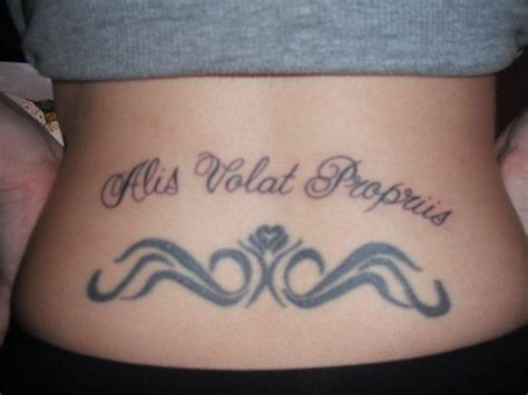 By admin | september 3, 2007. Alis Volat Propriis | Tattoo Designs, Tattoo Pictures