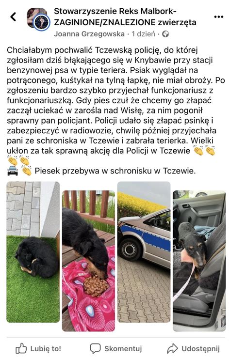 Internetowe podziękowania dla tczewskich policjantów Policja pl Portal polskiej Policji