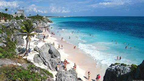 Beautiful Beach In Mexico Wallpaper Nature And Landscape Wallpaper Better