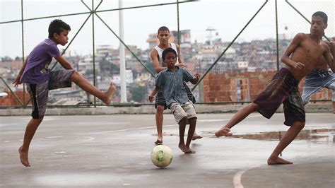 For Brazils Soccer Stars Careers Often Begin On Makeshift Fields