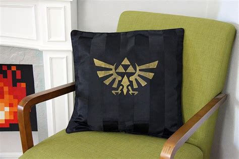 Diy Geeky Pillows Just Take A Pillow Cover Use A Printed Out Stencil