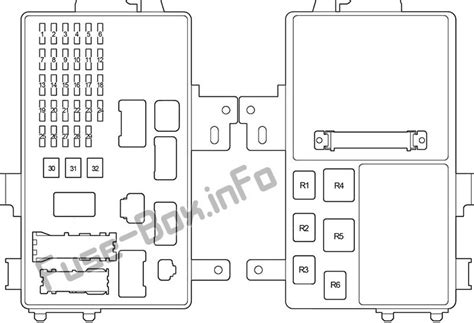 Always carry small fuses with you just in case one blows. Fuse Box Diagram > Toyota Camry (XV30; 2002-2006)