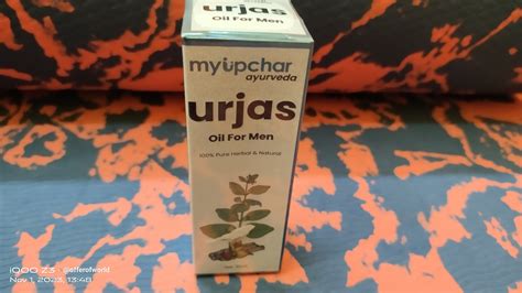 Myupchar Ayurveda Urjas Power Oil For Men 30ml Offer On Grocery
