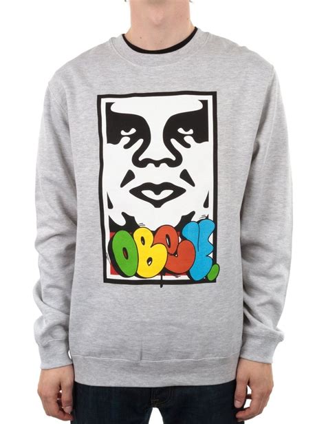 Obey Clothing Obey X Cope 2 Takeover Heather Grey Clothing From Fat