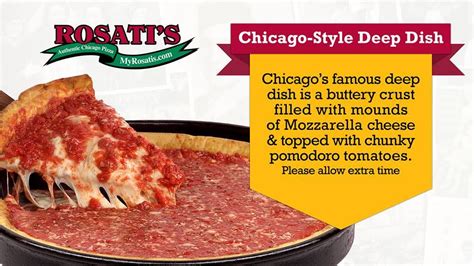 Menu At Rosatis Pizza Pizzeria Chicago 953 W Diversey Pkwy