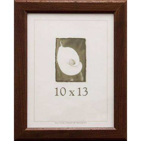 10x13 Smooth Wood Picture Frame Walnut
