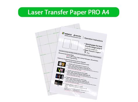 Laser Transfer Paper Pro A4laser Printer Andtransfer Paper