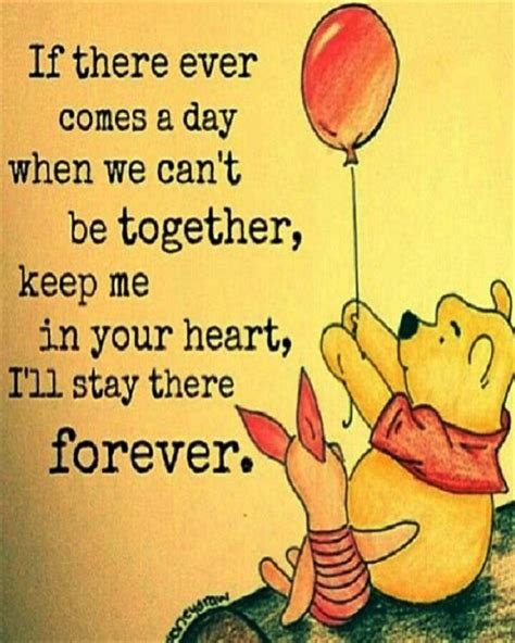 If There Ever Comes A Day Quote From Winnie The Pooh Art Print Nursery Decor Friendship Best