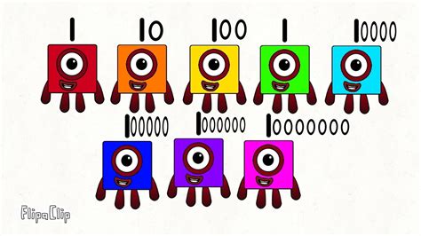 Numberblocks Band 1 To 10000000 10million Beat Of The Music Youtube
