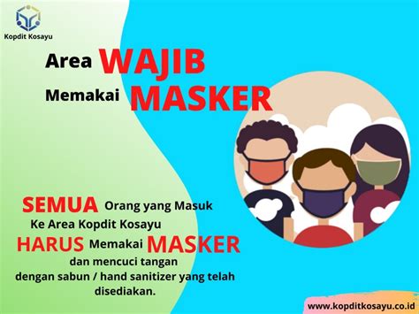 Jual safety sign apd gunakan masker kota bekasi mcn design rambu keselamatan kerja: Area Wajib Masker : Please wear a mask store shop sign ...