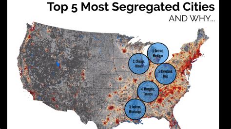 Top 5 Most Segregated Cities By Mckenzue Johnson