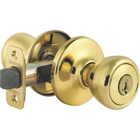 Kwikset Tylo Polished Brass Entry Door Knob 400t 3 Smt 6al Rcs V1 1