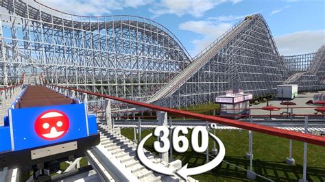 Vr 360 Roller Coaster Video Of Colossus Six Flags For Virtual Reality Roller Coaster