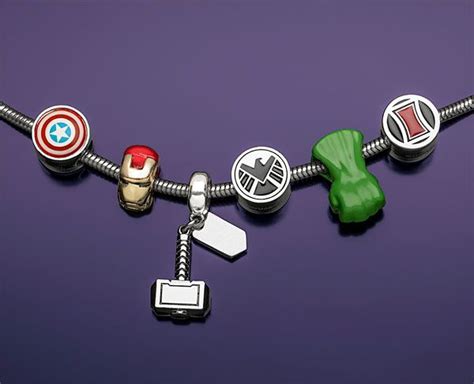 Marvel Avengers And Guardians Of The Galaxy Charm Bracelets Pandora