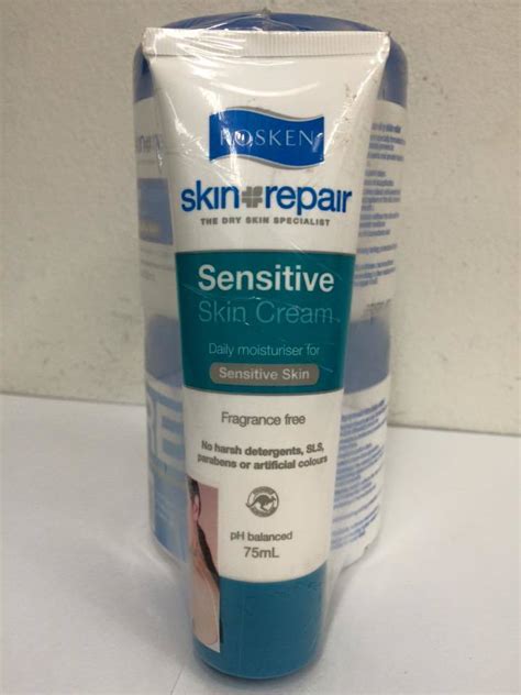 Rosken Skin Repair Dry Skin Cream 250ml X 2 Foc Sensitive Skin Cream 75ml