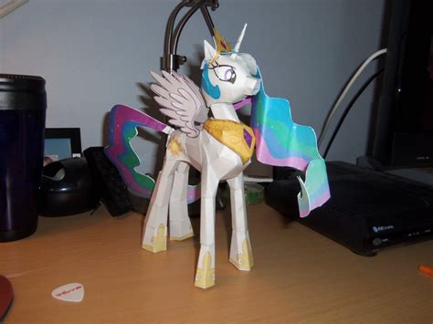 Finished Papercraft Princess Celestia By Drfloofnstache On Deviantart