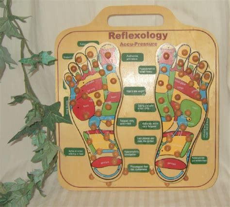 Vintage Reflexology Foot Reflexology Board By Vintagehillbillies