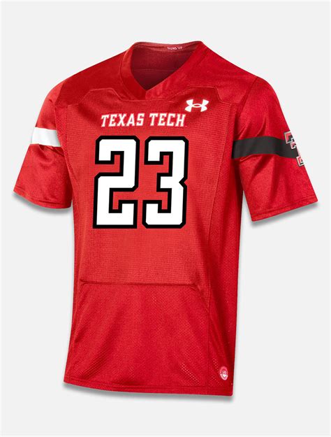 Texas Tech Red Raiders Under Armour Sideline 2020 Football Jersey